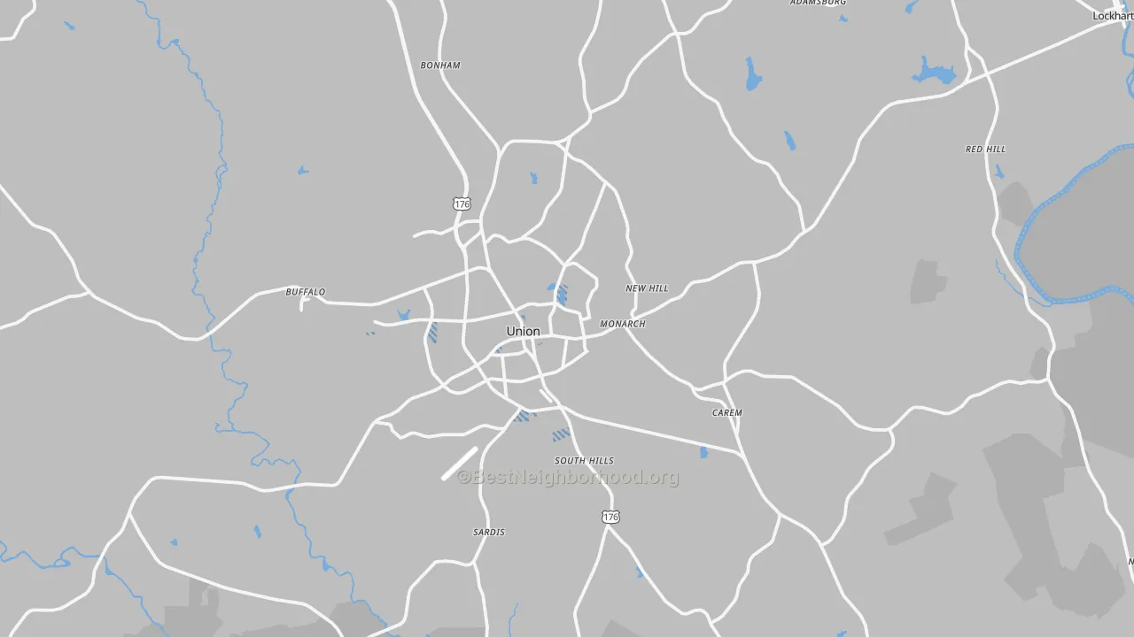 Transit Grade map of 29379, SC