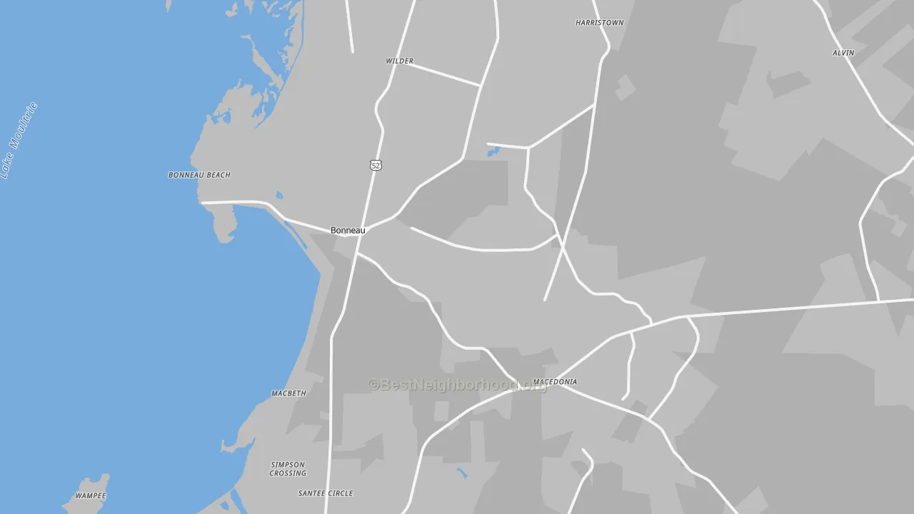 Transit Grade map of 29431, SC