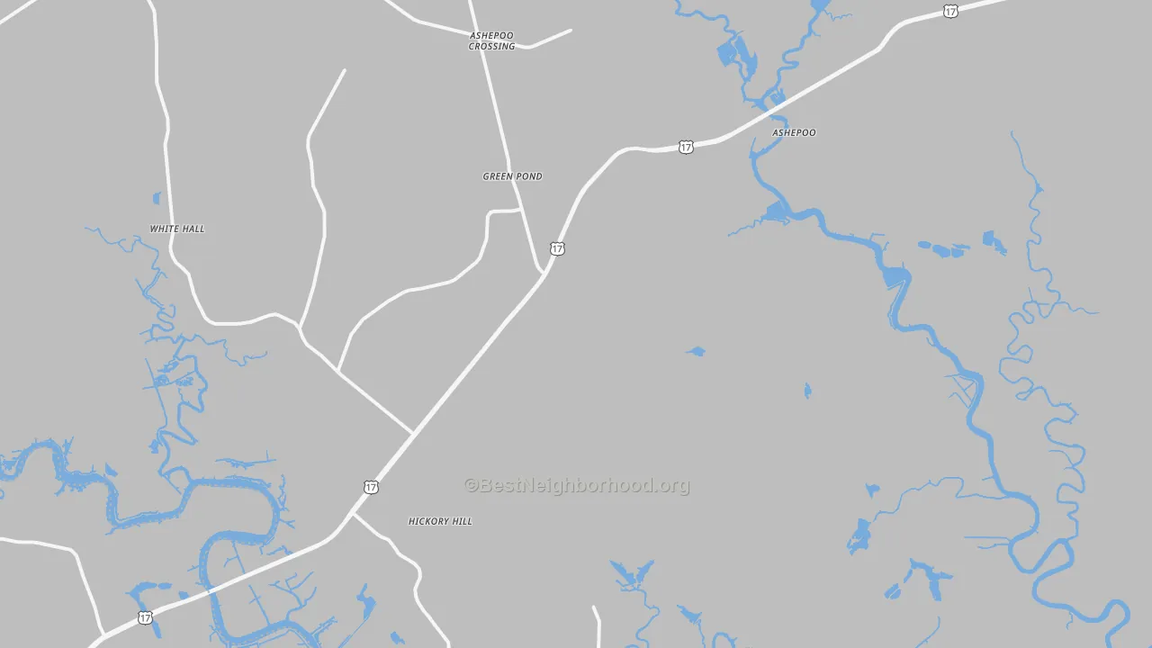 Transit Grade map of 29446, SC