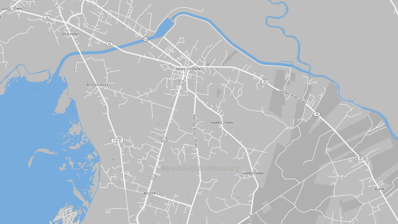Transit Grade map of 29479, SC