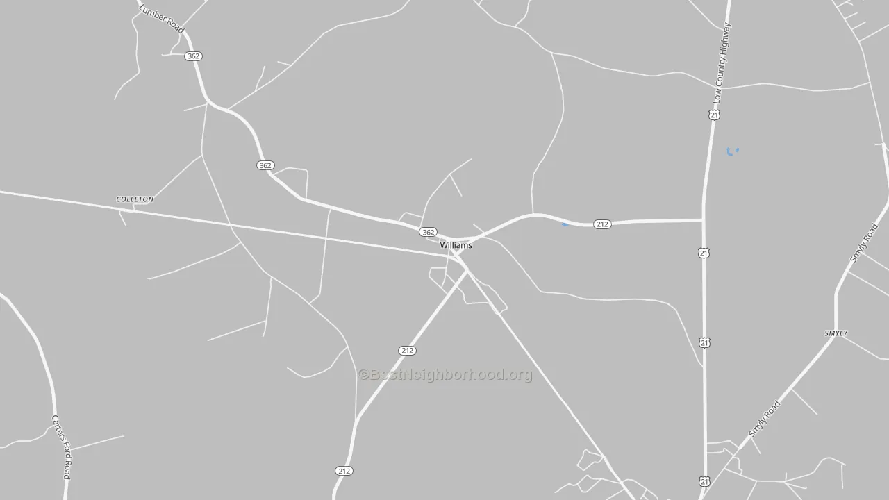 Transit Grade map of 29493, SC