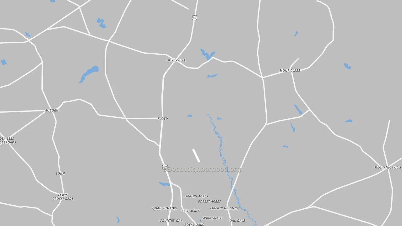 Transit Grade map of 29540, SC