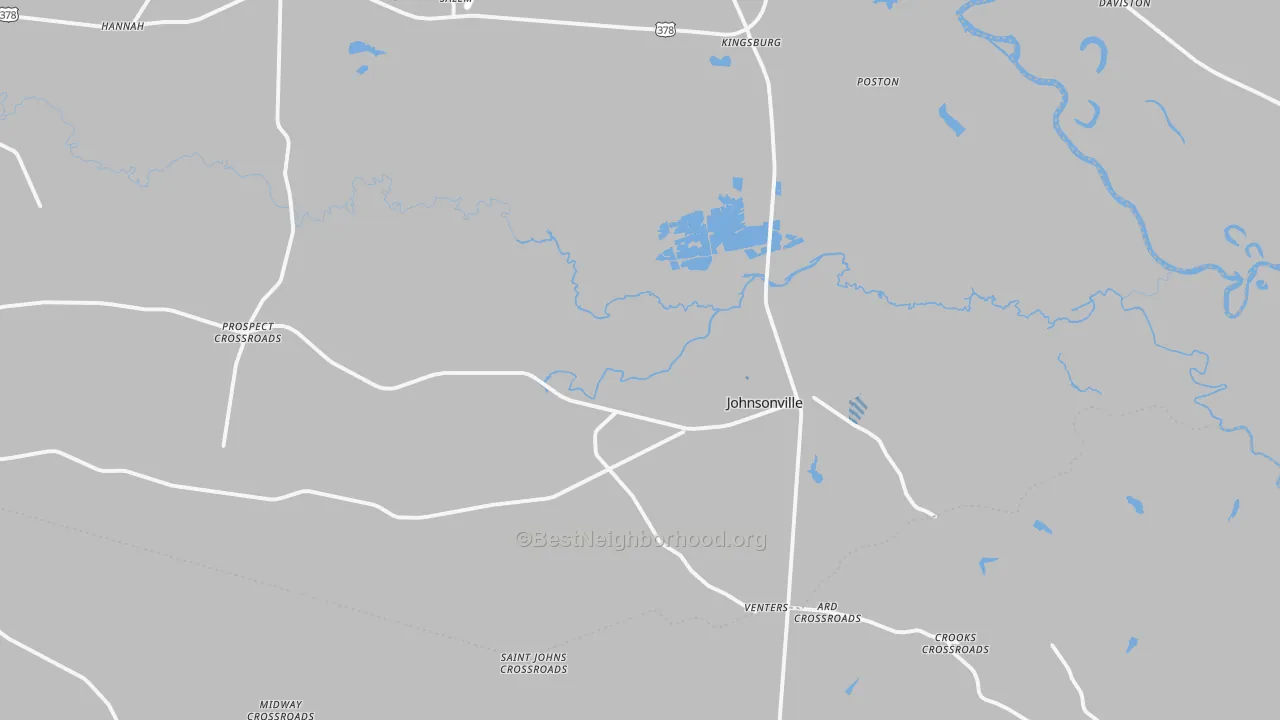 Transit Grade map of 29555, SC