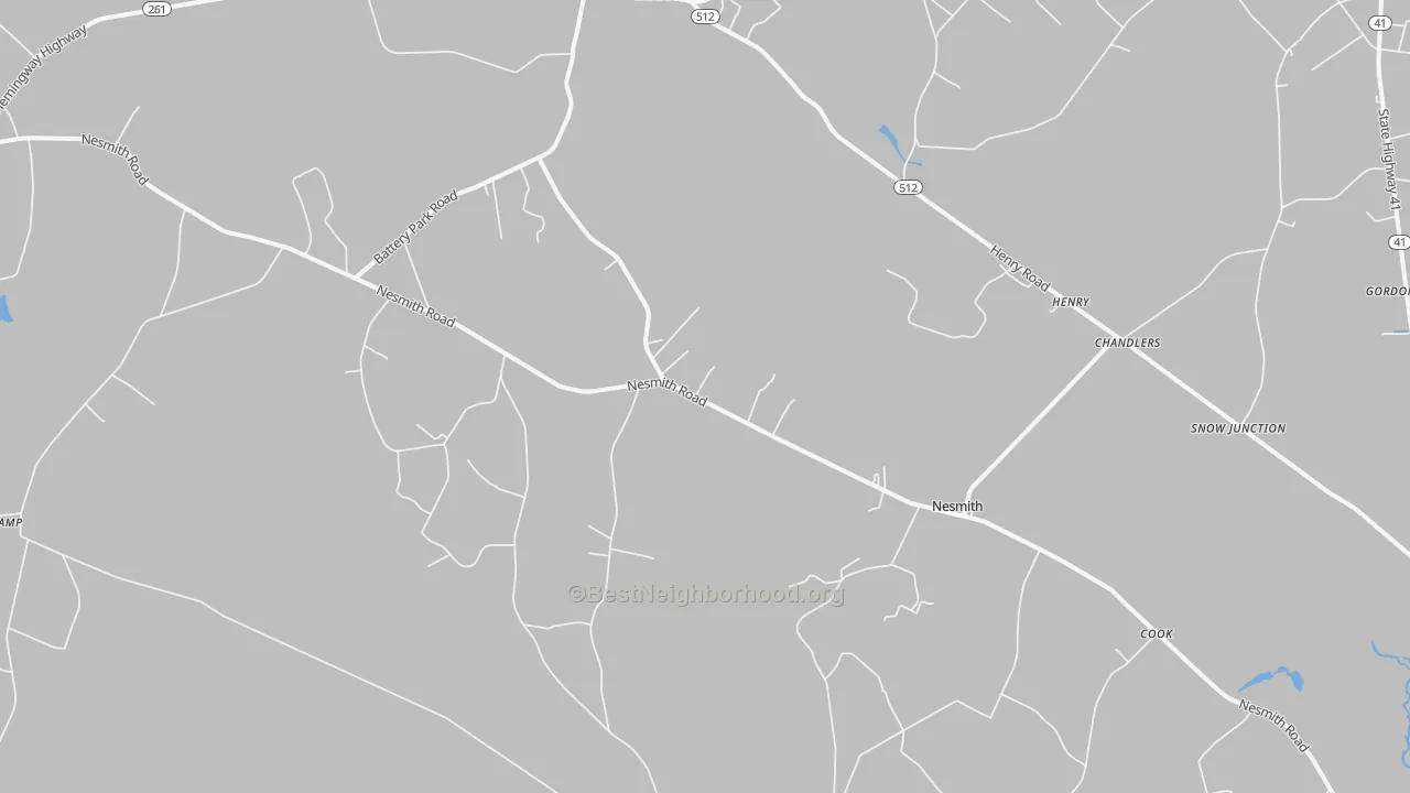 Transit Grade map of 29580, SC