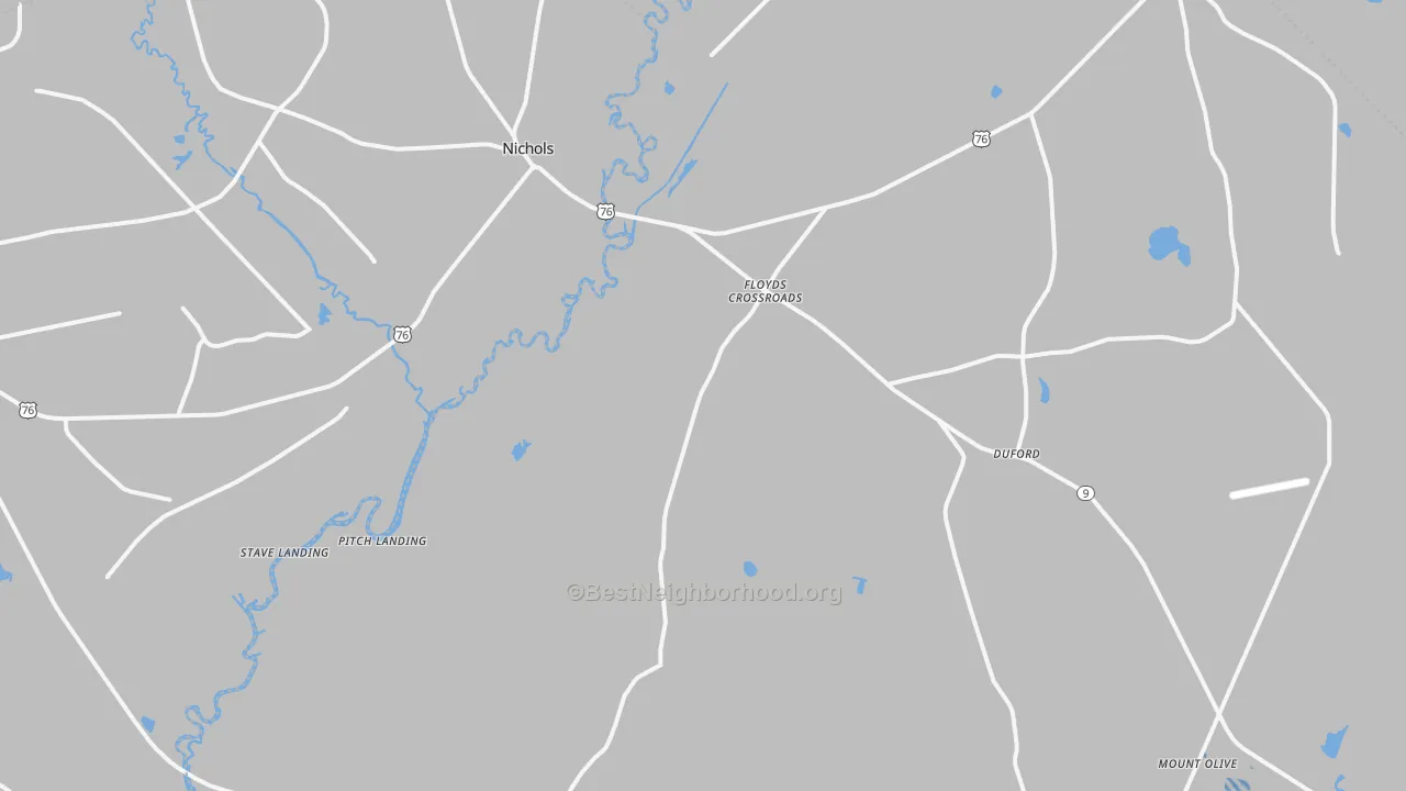 Transit Grade map of 29581, SC