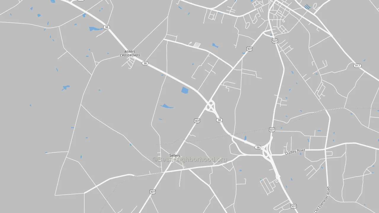 Transit Grade map of 29592, SC