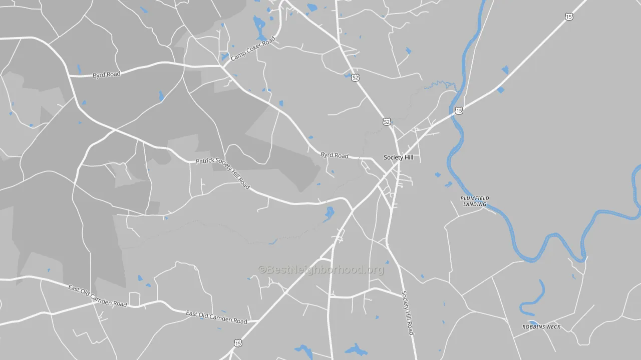 Transit Grade map of 29593, SC