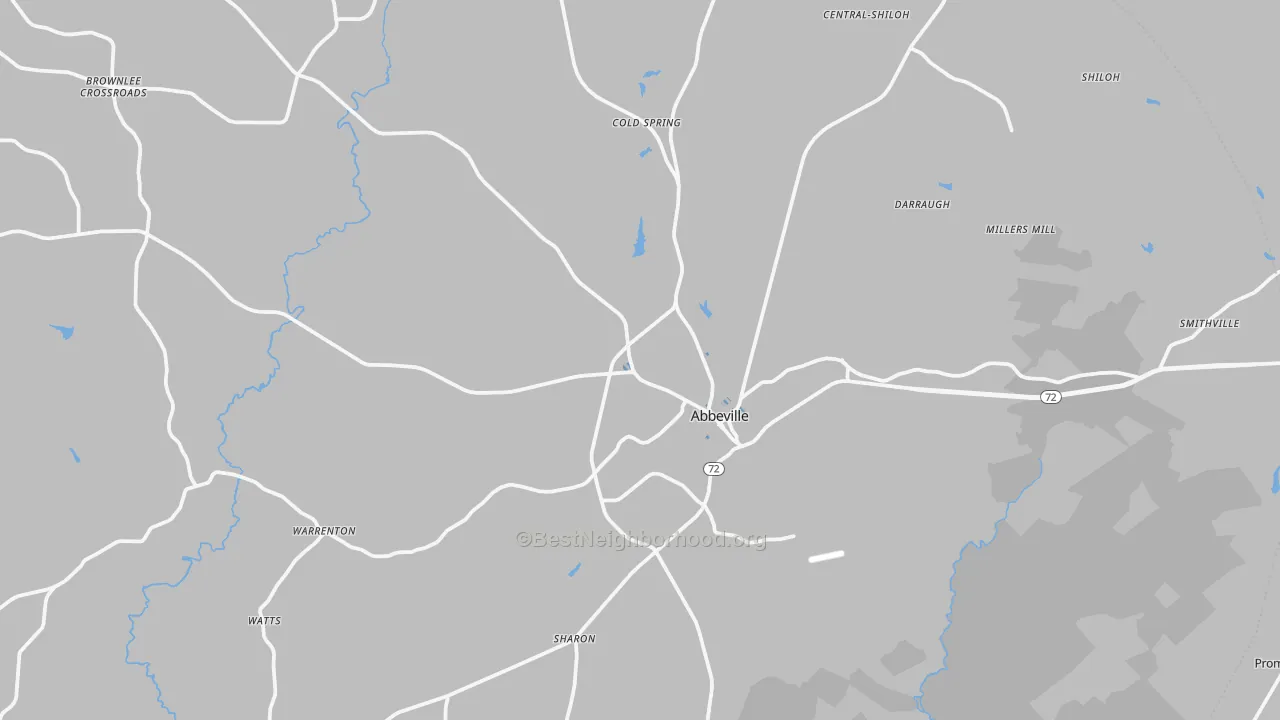 Transit Grade map of 29620, SC