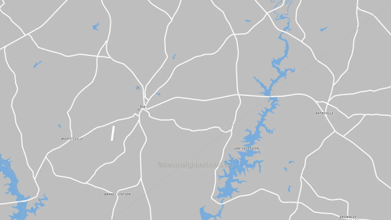 Transit Grade map of 29655, SC