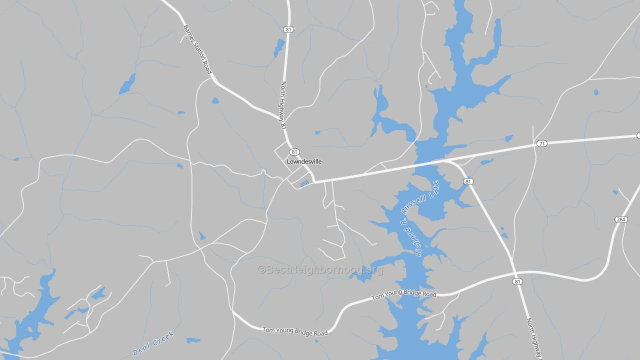 Transit Grade map of 29659, SC