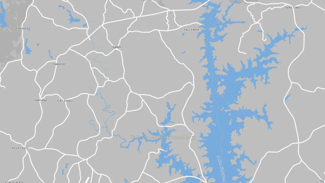 Transit Grade map of 29676, SC