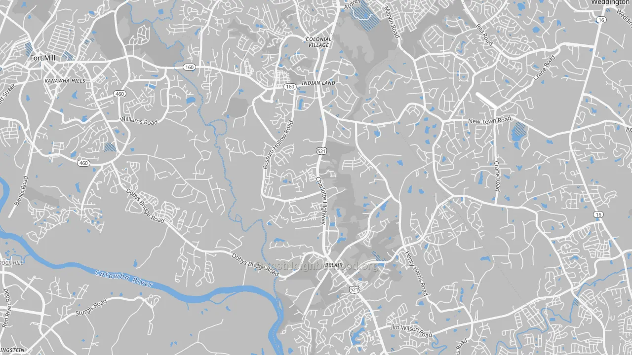 Transit Grade map of 29707, SC