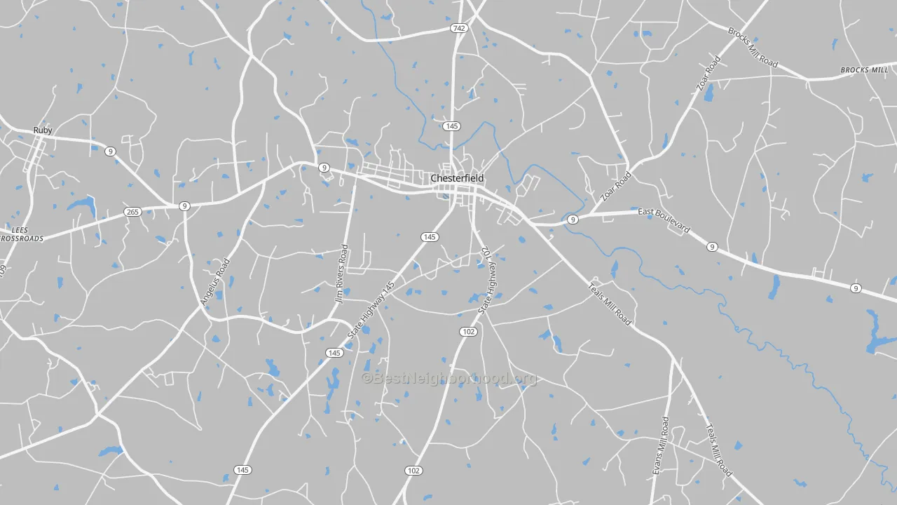 Transit Grade map of 29709, SC