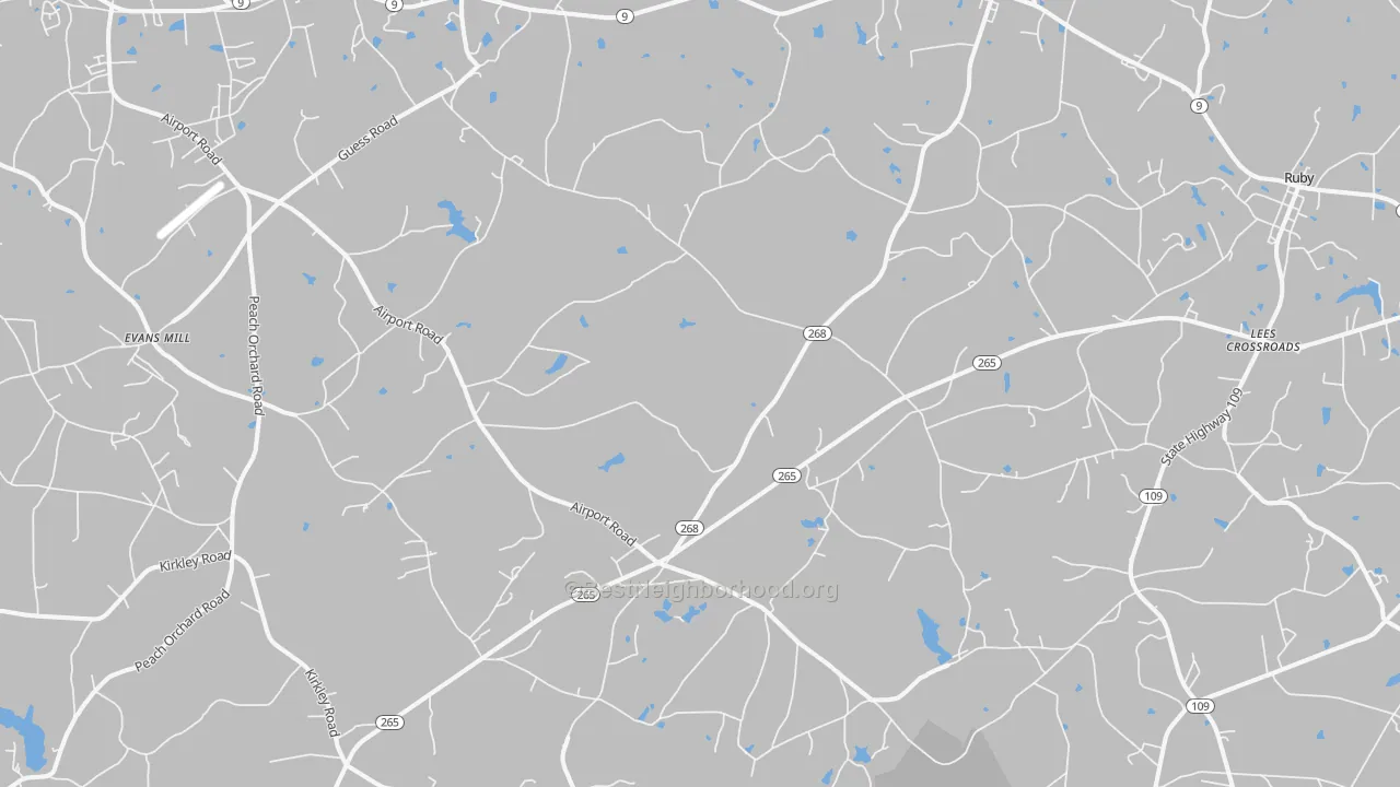 Transit Grade map of 29727, SC