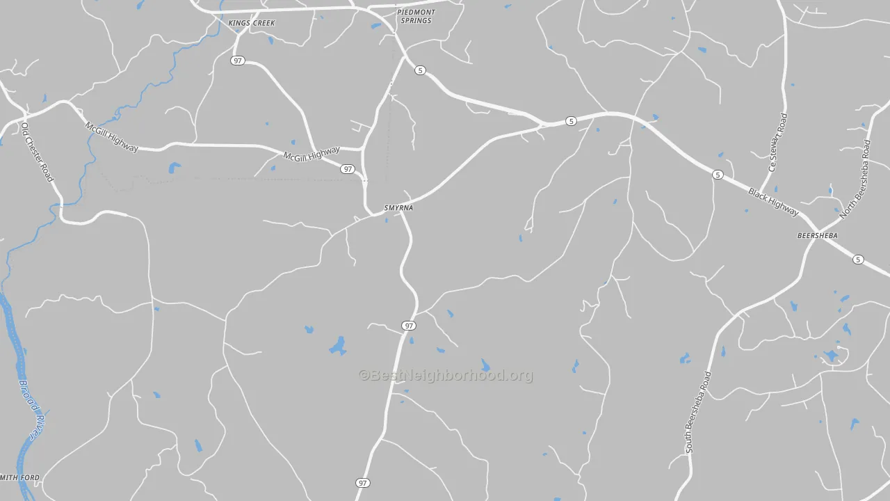 Transit Grade map of 29743, SC