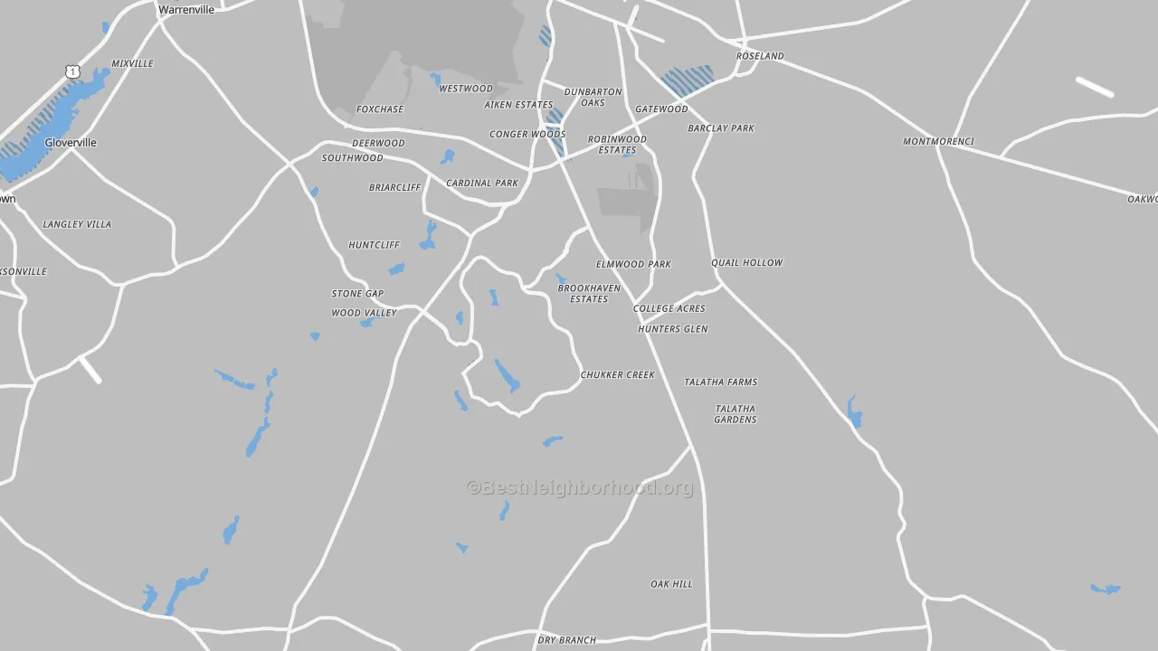 Transit Grade map of 29803, SC