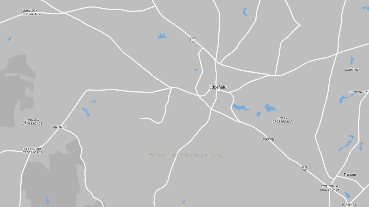 Transit Grade map of 29824, SC