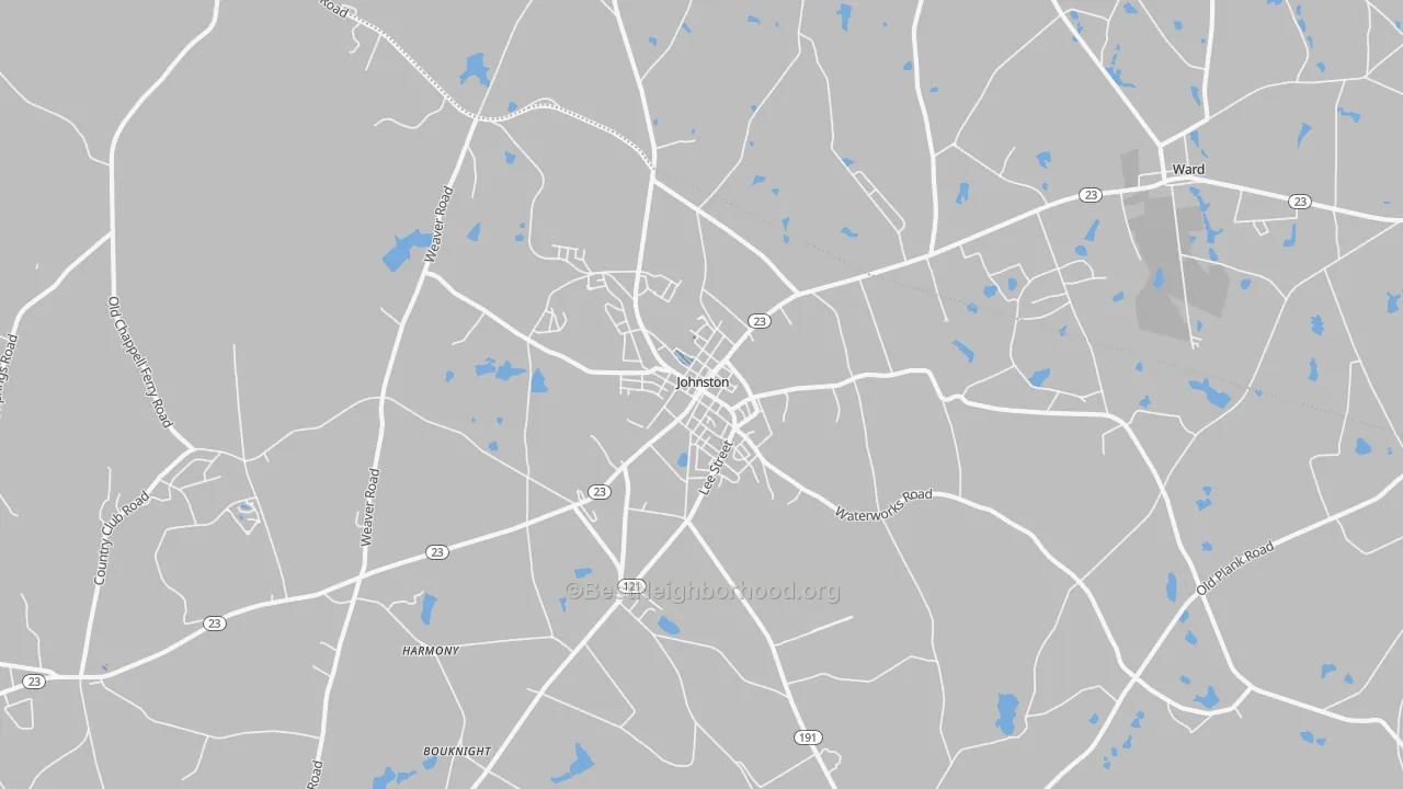 Transit Grade map of 29832, SC