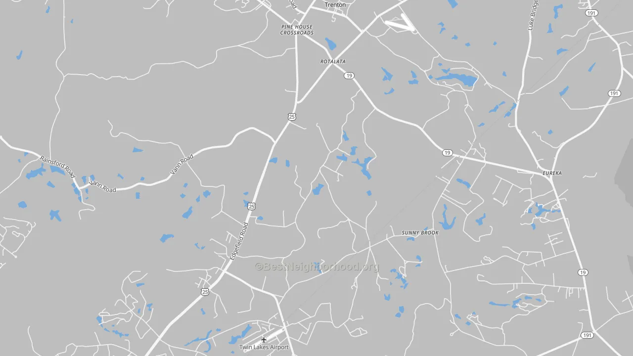 Transit Grade map of 29847, SC