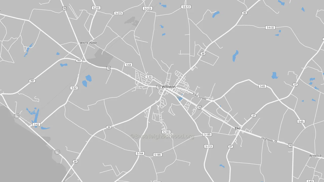 Transit Grade map of 29853, SC