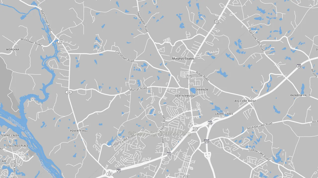 Transit Grade map of 29860, SC