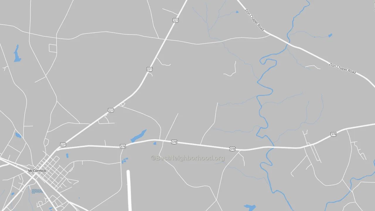 Transit Grade map of 29899, SC
