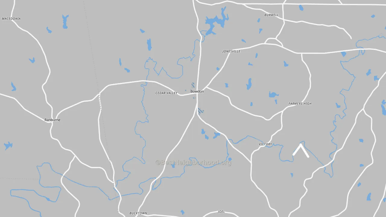 Transit Grade map of 30108, GA
