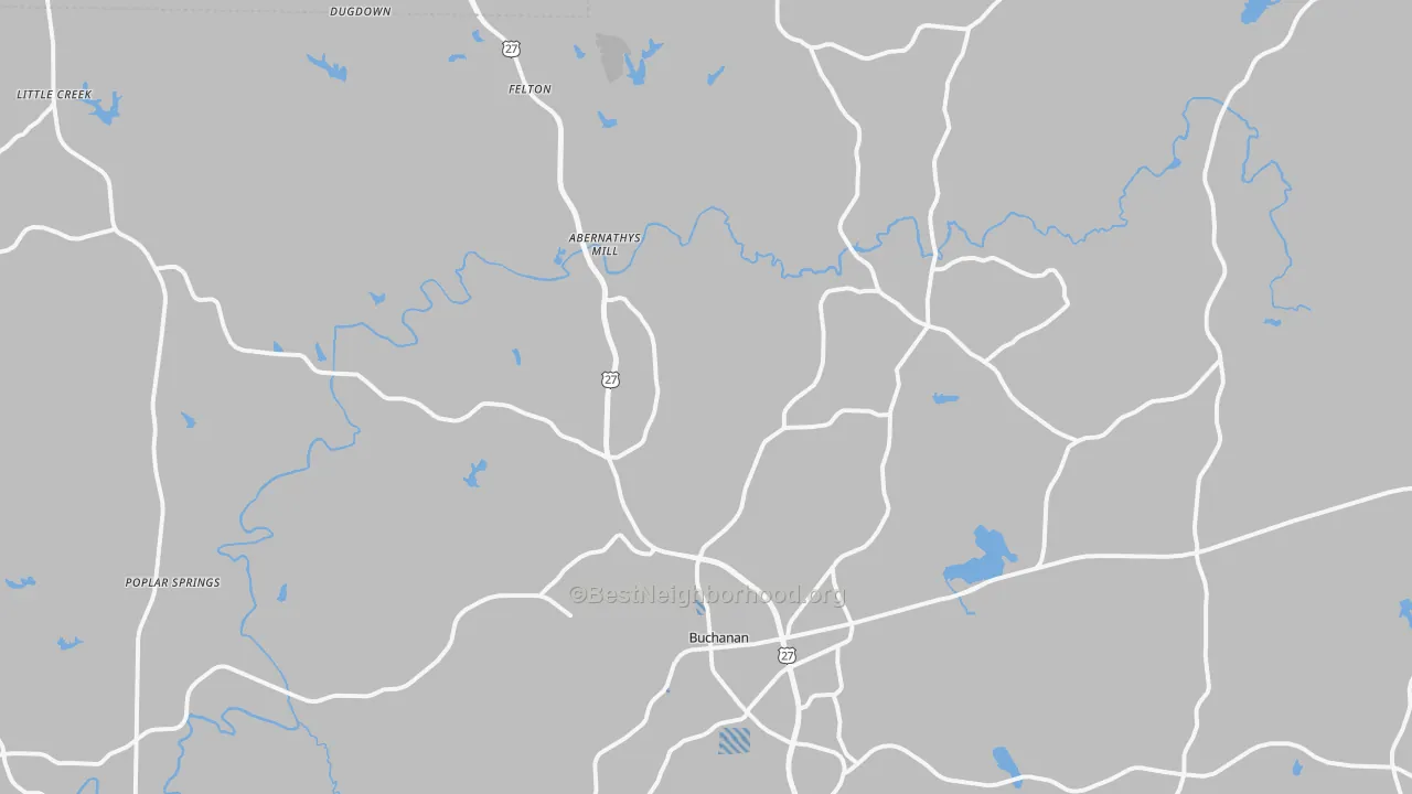 Transit Grade map of 30113, GA
