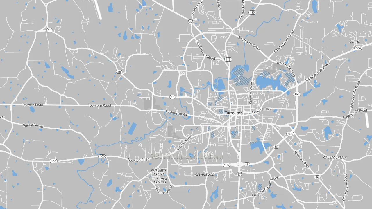 Transit Grade map of 30117, GA