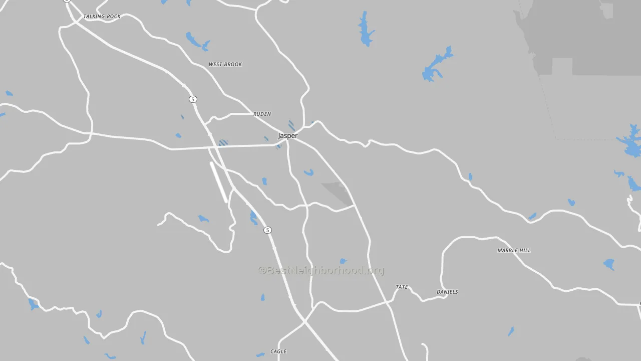 Transit Grade map of 30143, GA