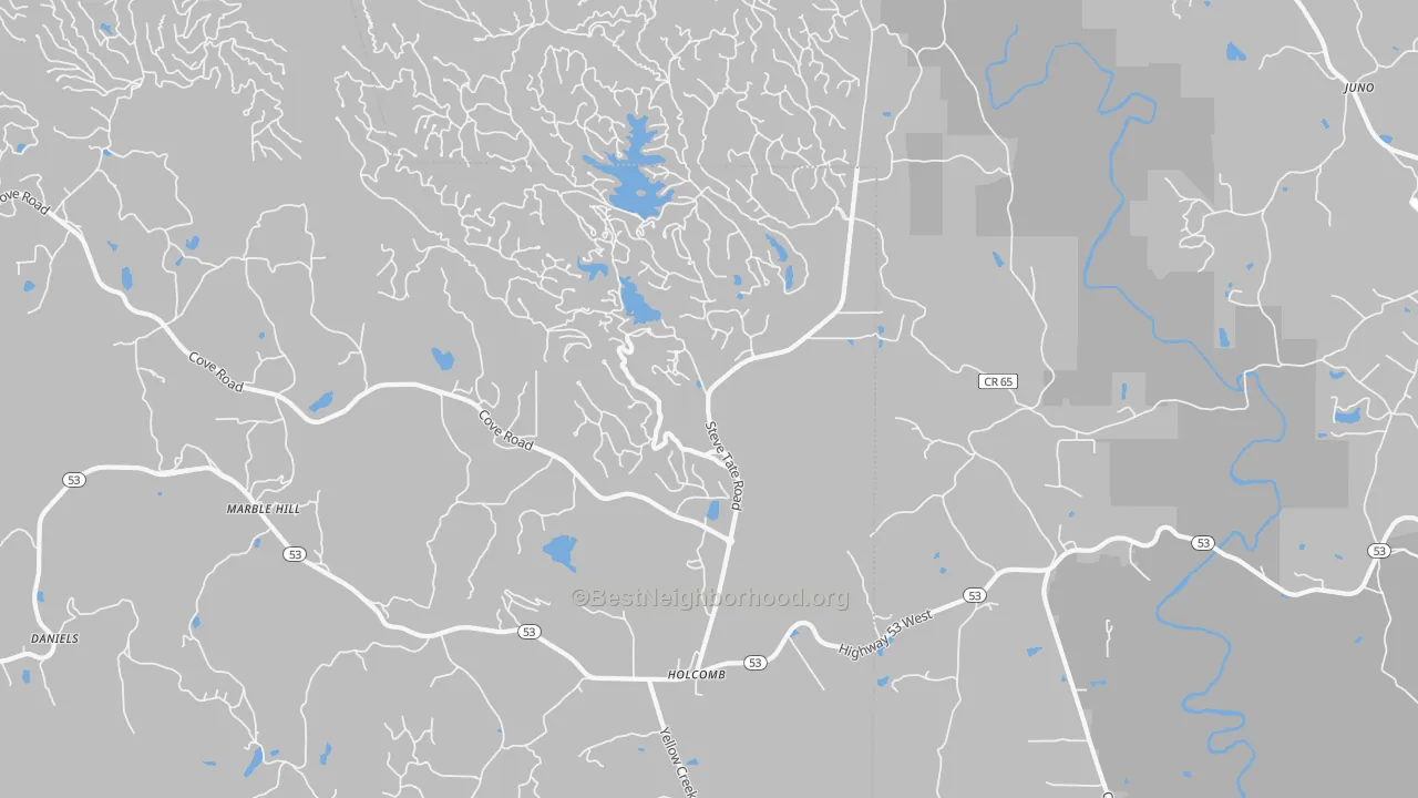 Transit Grade map of 30148, GA