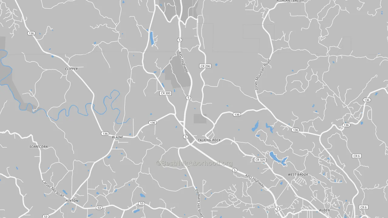 Transit Grade map of 30175, GA