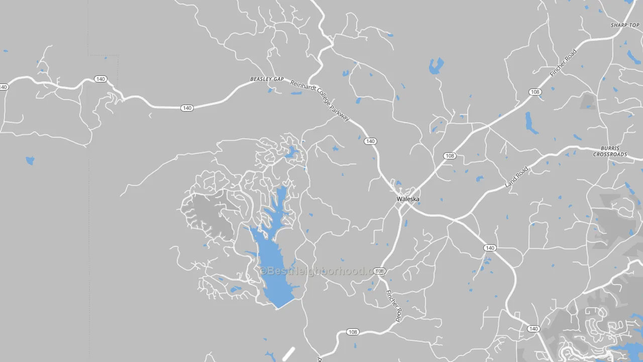 Transit Grade map of 30183, GA