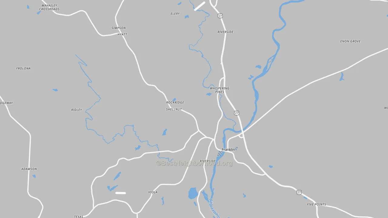 Transit Grade map of 30217, GA