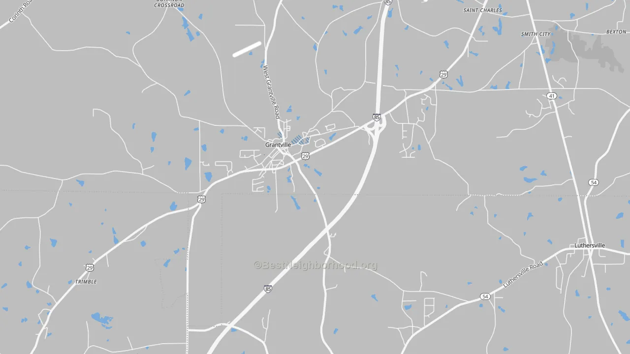Transit Grade map of 30220, GA
