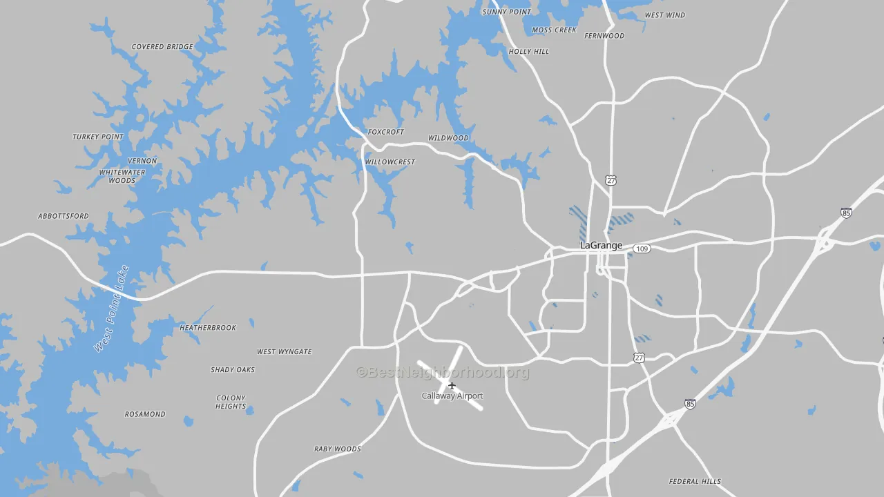 Transit Grade map of 30240, GA