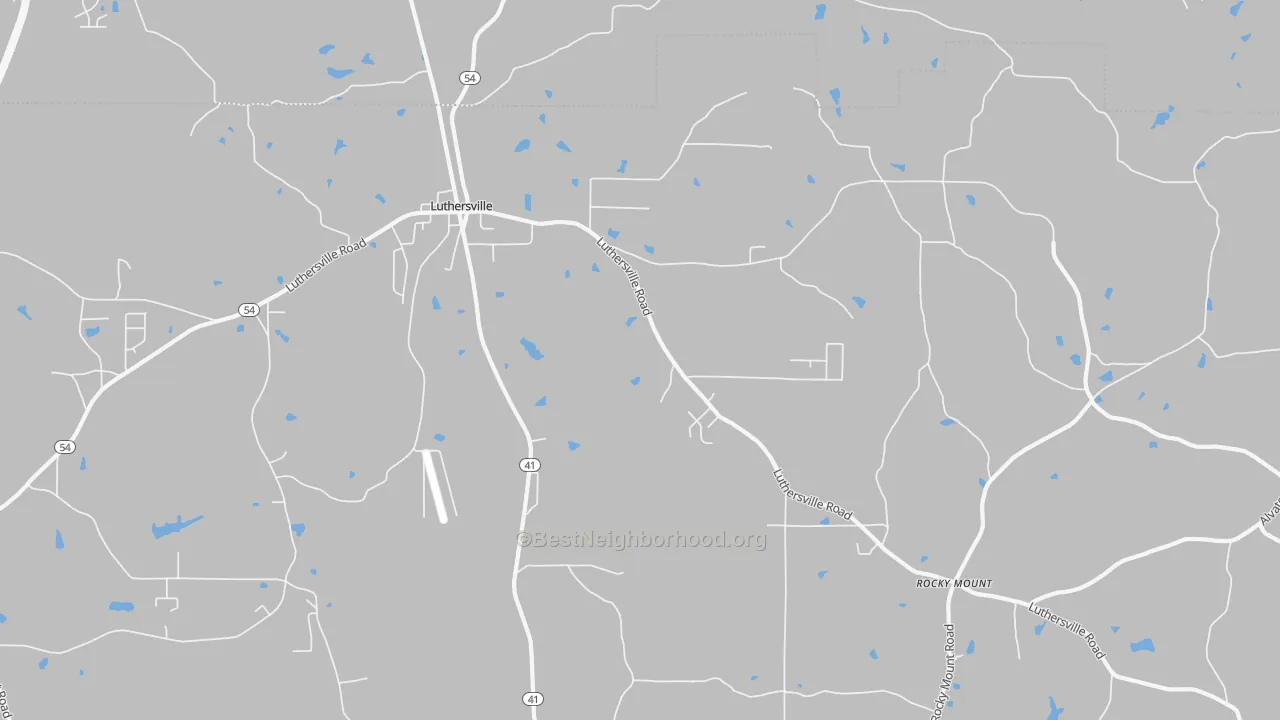 Transit Grade map of 30251, GA