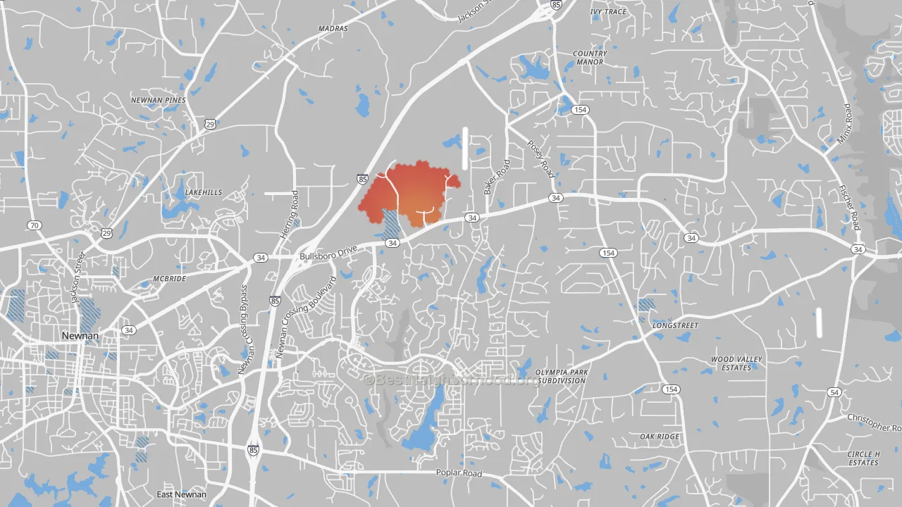 Transit Grade map of 30265, GA