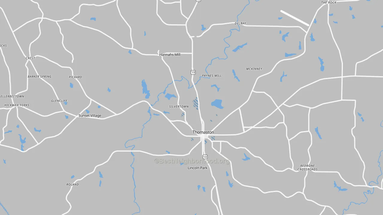 Transit Grade map of 30286, GA