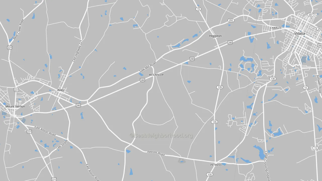 Transit Grade map of 30410, GA