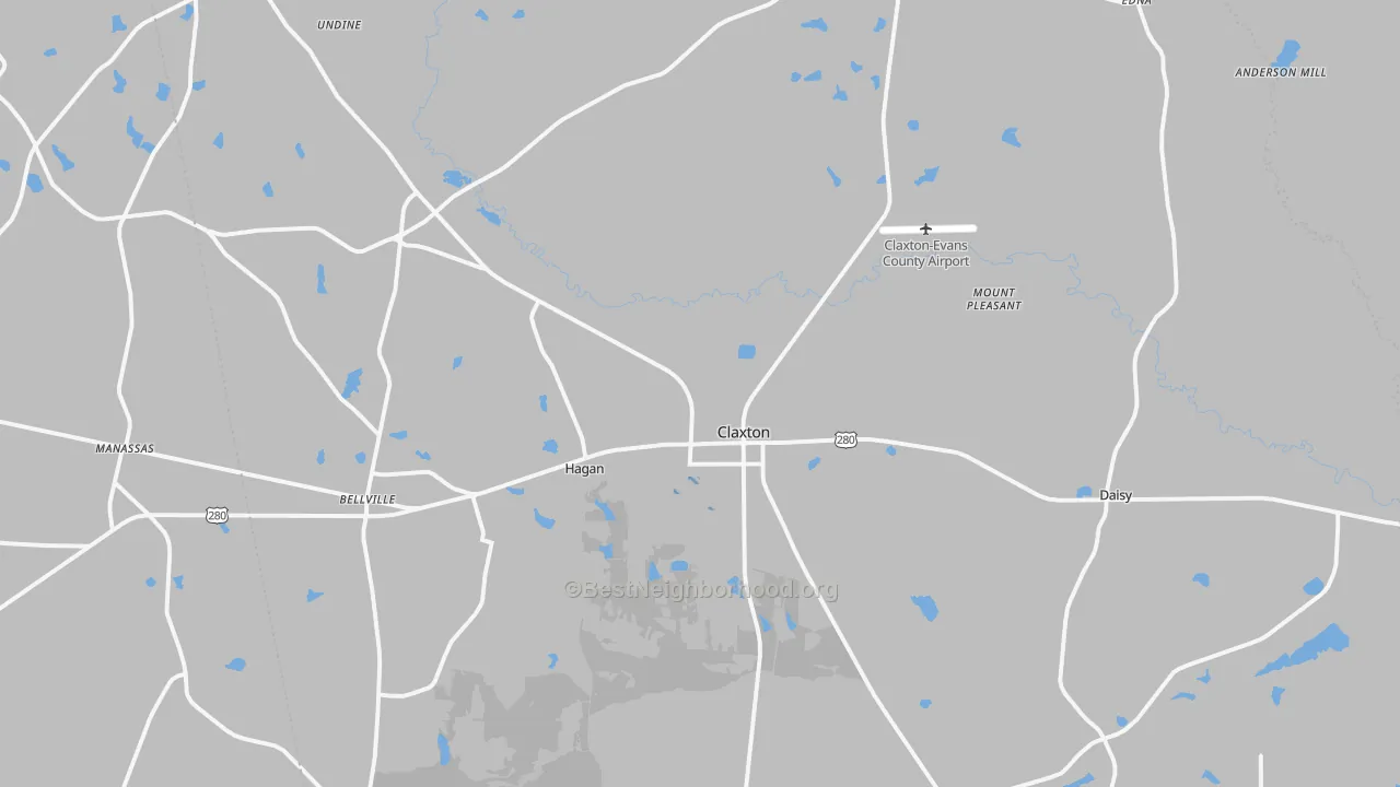 Transit Grade map of 30417, GA