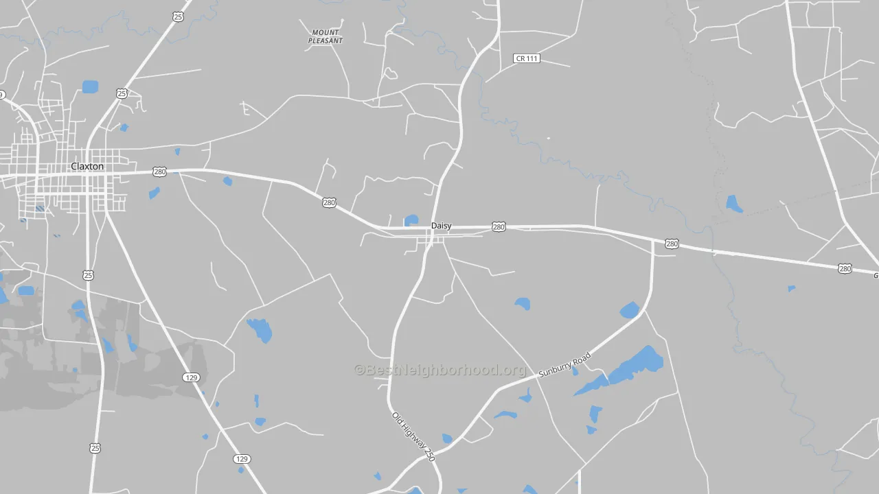 Transit Grade map of 30423, GA