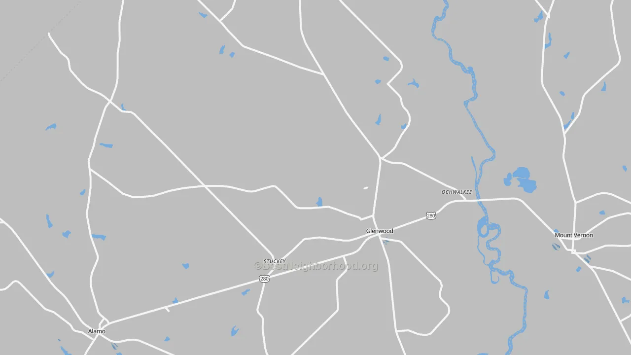Transit Grade map of 30428, GA