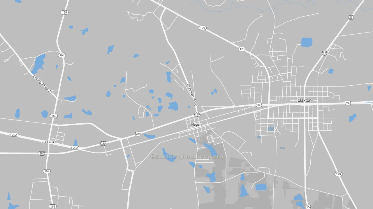 Transit Grade map of 30429, GA