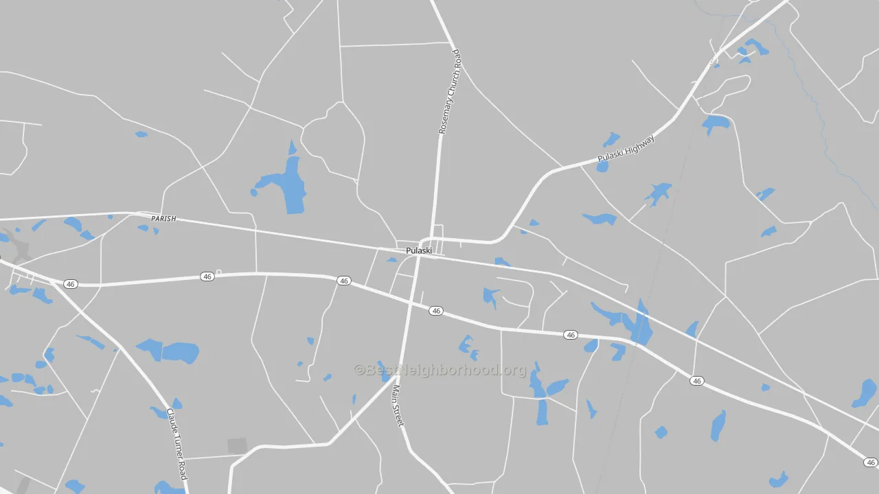 Transit Grade map of 30451, GA