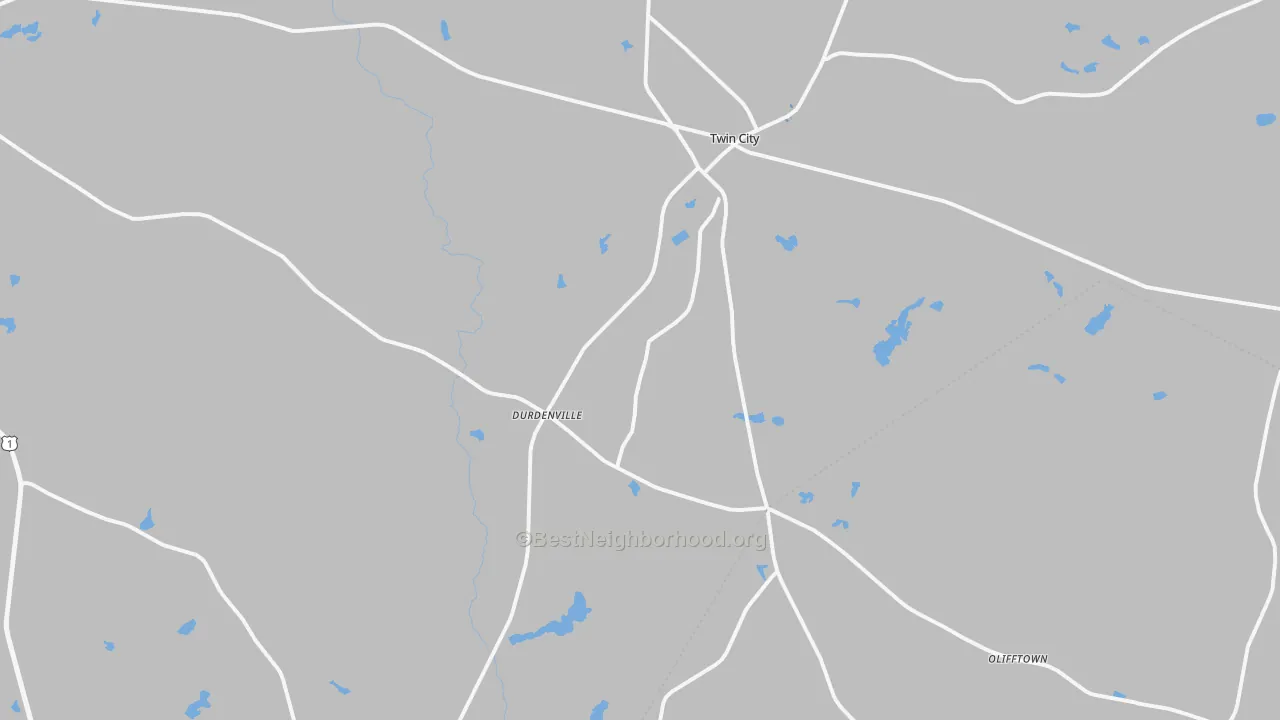 Transit Grade map of 30471, GA