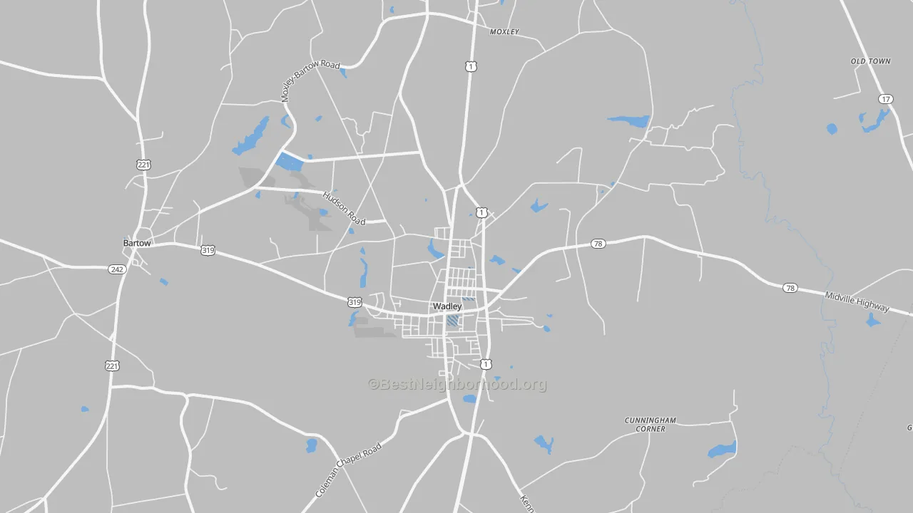 Transit Grade map of 30477, GA