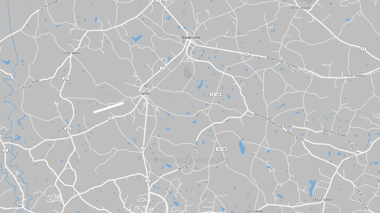 Transit Grade map of 30520, GA