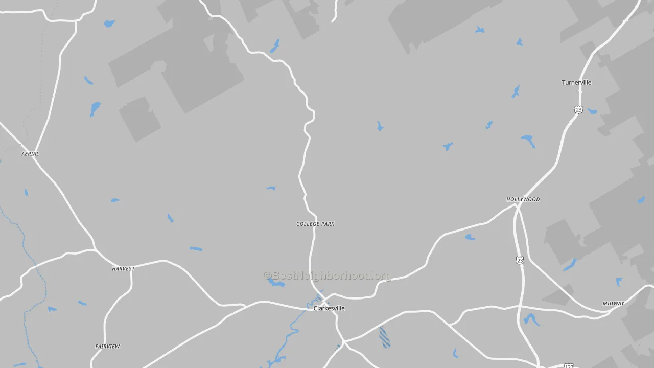 Transit Grade map of 30523, GA