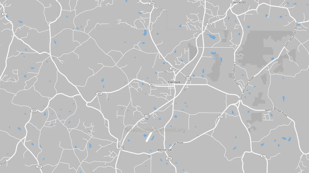 Transit Grade map of 30527, GA